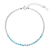 EG2313 Stříbrný náramek s apatity