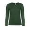 Triko dámské B&C dlouhý rukáv E150 - tmavě zelené, S