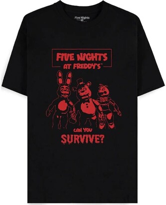 Tričko Five Nights At Freddy's - Can You Survive L