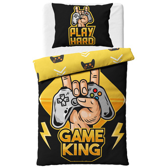 Bavlněné povlečení Gamer King