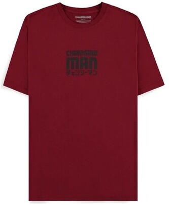 Tričko Difuzed Chainsaw Man - Bordeaux Smile S