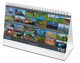 Stolový kalendár Amazing Planet 2026
