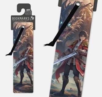 Manga záložka Bojovník a drak