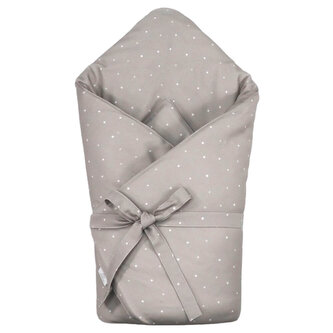 Zavinovačka SOFTELLO - sivohnedá bodka - Perie