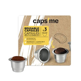 CAPSME Nespresso reusable pods x3