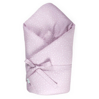 Zavinovačka SOFTELLO - fialová bodka - Zimná