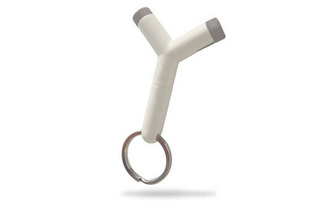 Y adapter Jack 3,5 - 2 female Jack 3,5 - bílý