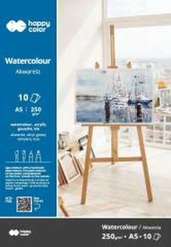 Blok akwarelowy ART A5/10K 250g Happy Color