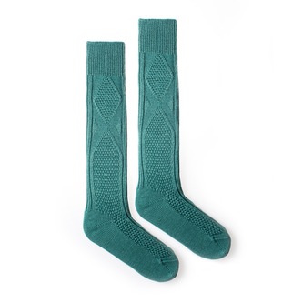 Vlněné podkolenky petrolejová Tyrkysové 41