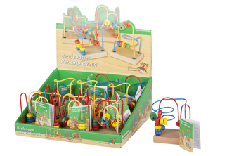 Dřevěný motorický labyrint malý (10x7x11,5cm)