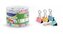 Klipy biurowe 19mm kolorowe pastel 40szt