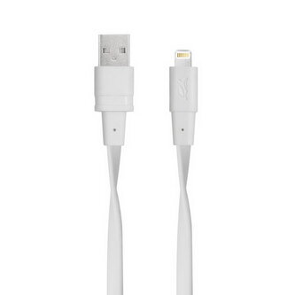 Riva 6001 WT1 Mfi Apple Lightning kabel 1,2m, bílý