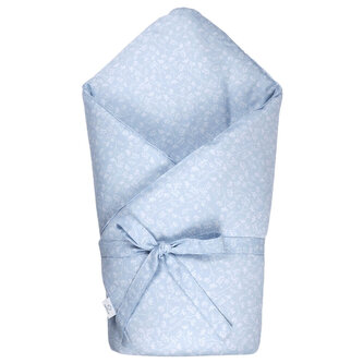 Zavinovačka SOFTELLO - svetlomodré kvietky - Perie