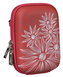 Riva Case 7023 pouzdro na fotoaparát, červené Flowers