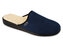 000M325 - Befado Dr.ORTO - pantofle pánské, modré, ovčí vlna 000M325_40