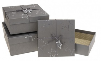 ZESTAW PUDELEK PUG-25141-KW SILVER 22*22*9