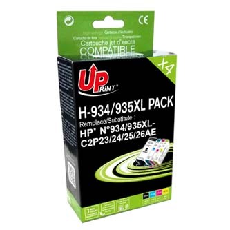 UPrint kompatibilní ink s C2P23AE, CP24AE, CP25AE, CP26AE, HP 934XL, HP 935XL, H-934/935XL, black, cyan, magenta, yellow, 1850 + 3