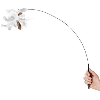 WAUCAT Teaser škádlítko pro kočky s přísavkou Peříčka 3v1