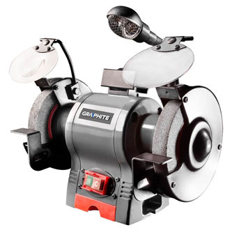 Stolní bruska 59G383, elektrika (kabel), 230V, 3450 ot./min, Graphite