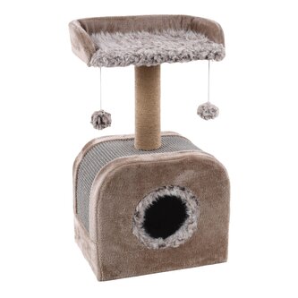 Flamingo škrabací strom Oscar Taupe