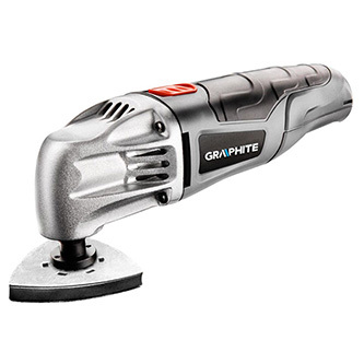 Víceúčelová bruska Graphite 59G023, elektrika (kabel), 230V, 250W, 21000osc./min, 2,8°, 2 vyměnitelné hlavice, kartonové balení