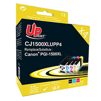 UPrint kompatibilní ink s PGI 1500XL, C-1500XL BK/C/M/Y PACK 4, 1xblack/1xcyan/1xmagenta/1xyellow, 36+3x14ml, high capacity