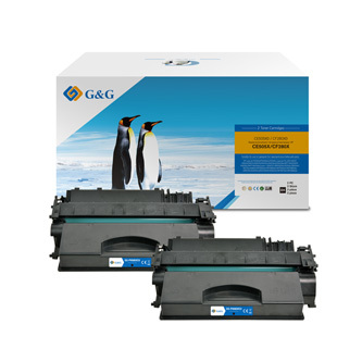 G&G kompatibilní toner s HP CE505X, CF280X, Canon CRG719H, NT-PH505XCU, HP 05X, black, 6500str., DOPRODEJ
