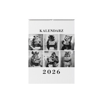 Kalendarz 2026 Zwierzęta na siedząco