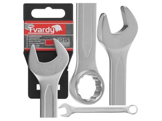 Očkoplochý klíč CrV, matný - TVARDY (Velikost: 6 mm)