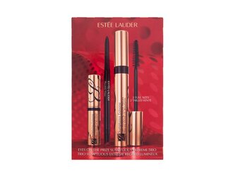 Estée Lauder Eyes on the Prize řasenka Sumptuous Extreme 8 ml Extreme Black + tužka na oči Double Wear Infinite Waterproof Eyeliner 1,2 g Blackened Onyx + řasenka Sumptuous Extreme 2,8 ml Extreme Black