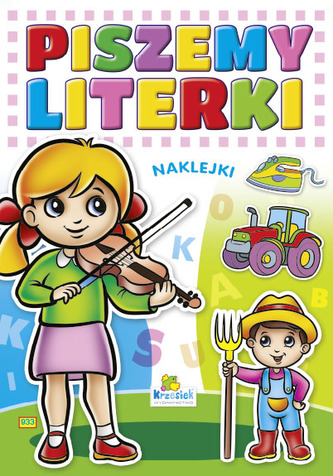 Piszemy Literki Naklejki Dziewczynka