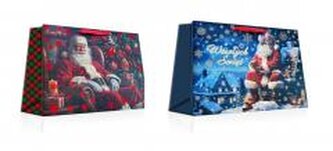 Torebka ozdobna Boże Narodzenie pozioma MIX