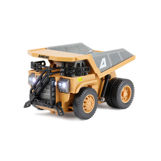 Mini kovový sklápěcí RC dumper, proporcionální, 8 kanálů, 1:64 RTR