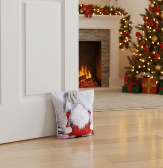 Dveřní zarážka - závaží,  Veselý trpaslík, 22 x 23 cm