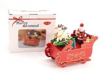 Pozytywka sanie z Mikołajem