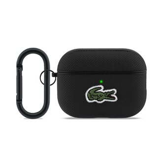 Lacoste Petit Pique Croc Logo Patch Pouzdro pro AirPods Pro 3 Black