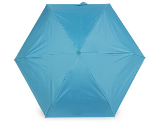 Skládací deštník s pevným pouzdrem - 1 ks - 8 modrá azuro
