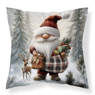 DETEXPOL Vánoční povlak na polštářek Trpaslík cesta micro  Polyester, 40/40 cm