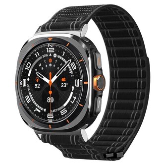 Spigen Fabric Band (hook-and-loop), black - Samsung Galaxy Watch Ultra 47mm