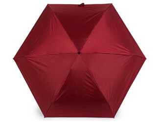Skládací deštník s pevným pouzdrem - 1 ks - 7 červená