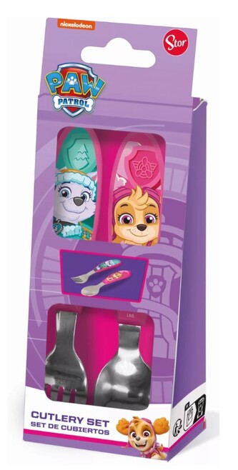 Dětský nerez příbor TLAPKOVÁ PATROLA Skye a Everest