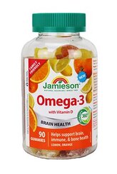 Jamieson Omega-3 Gummies želatinové pastilky 90ks