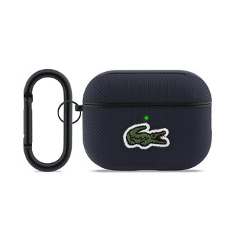 Lacoste Petit Pique Croc Logo Patch Pouzdro pro AirPods Pro 3 Blue