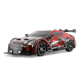 Drift Sport RC Car GTR 4WD 1:16 RTR s kouřem a LED osvětlením červené