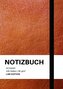 Notizbuch A4 kariert - 100 Seiten Soft Cover braun - FSC Papier