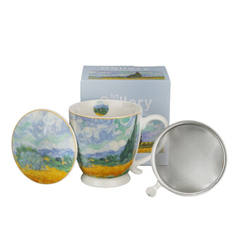 Zaparzacz na stopce WHEAT FIELD inspired by Van Gogh