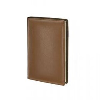 Kalendarz 2026 B6 wymienny wkład dzienny brązowy