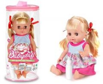 Lalka 35cm z butelką