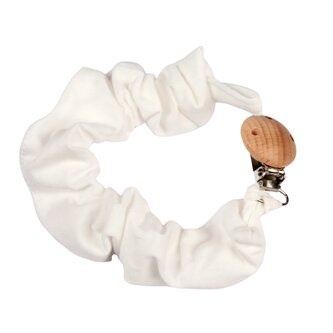 BABY 01757 Zawieszka do smoczka ecru bawełna