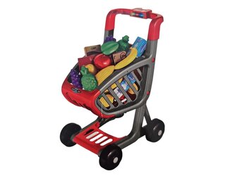 Leventi Dětský nákupní vozík se světly a zvuky - červený